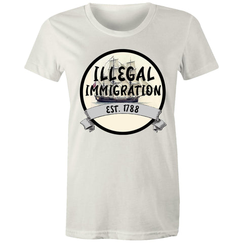 'Illegal Immigration' Maple Tee