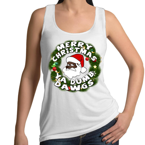 'Merry Christmas Ya Dumb Dawgs' Singlet