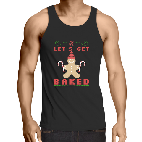 'Lets Get Baked' Mens Singlet Top