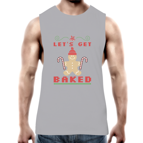 'Lets Get Baked' Mens Tank Top Tee