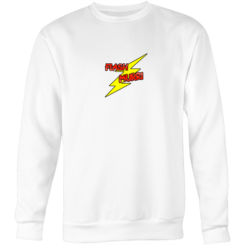 'Flash Murri/Flash Koori' Crew Neck Jumper Sweatshirt