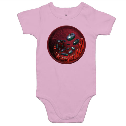 'It's In My Blood' Zenadh Kes Baby Romper