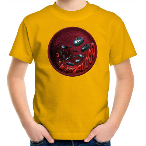 'It's In My Blood' Zenadh Kes Kids T-Shirt