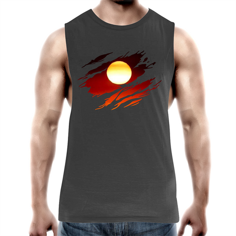 New Dawn 'Ripped Effect' Tank Top Tee