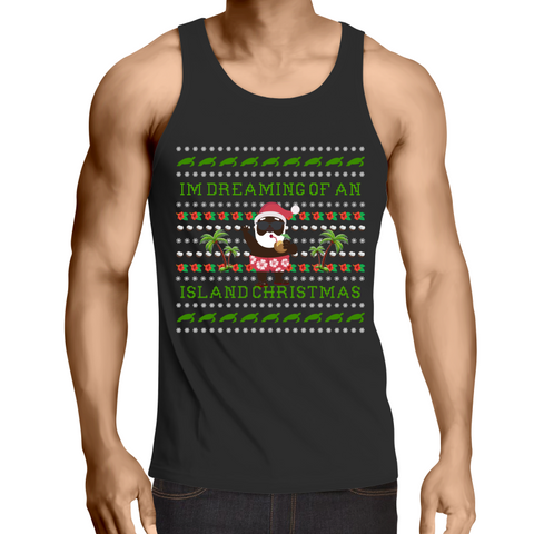 'Island Christmas' Mens Singlet