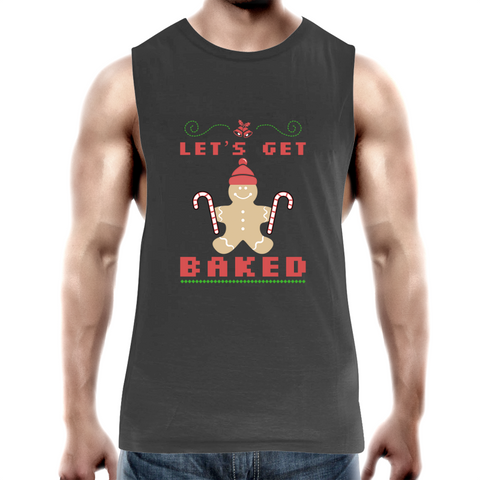 'Lets Get Baked' Mens Tank Top Tee